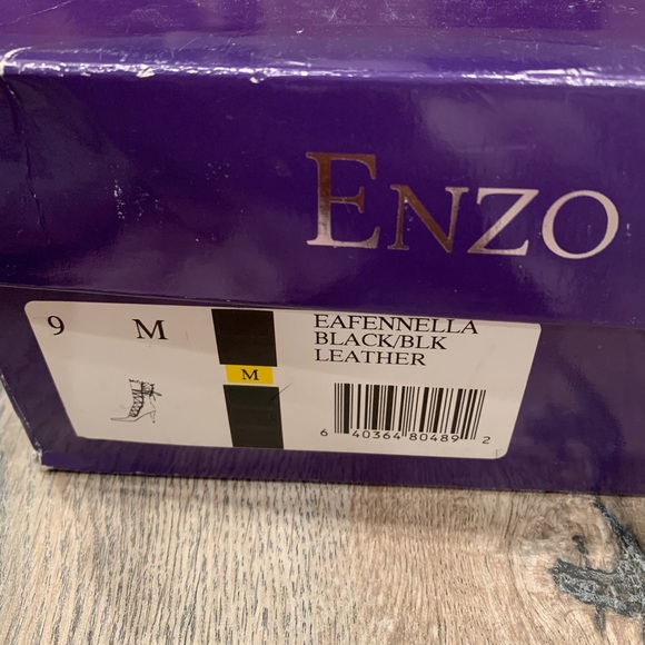 Enzo Angiolini Leather black boots in size 9M - Picture 9 of 10